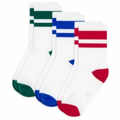 Enfant Petit Bateau Nuit, Sous-Vêtements|Nuit, Sous-Vêtements*Lot de 3 Paires de Chaussettes Colorblock |