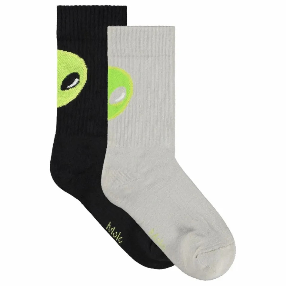 Molo Lot de 2 Paires de Chaussettes Norman Alien ||Homme Nuit, Sous-Vêtements|Nuit, Sous-Vêtements