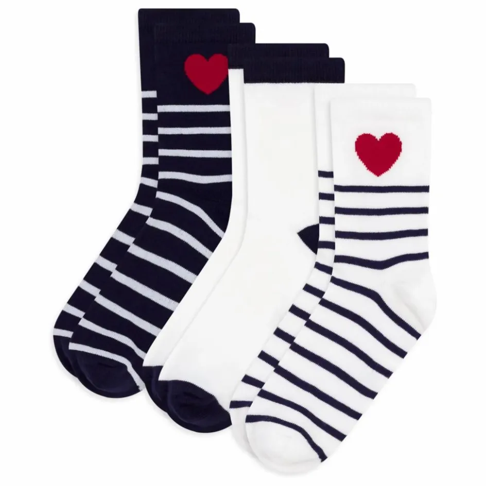 Petit Bateau Lot de 3 Paires de Chaussettes Rayées ||Enfant Nuit, Sous-Vêtements|Nuit, Sous-Vêtements