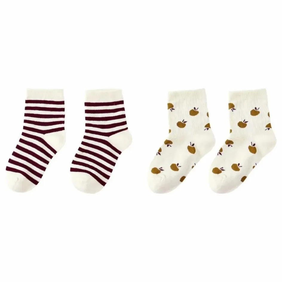 Enfant Rylee + Cru Nuit, Sous-Vêtements*Lot de 2 Paires de Chaussettes Jacquard |