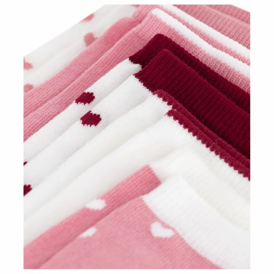 New Lot de 5 Paires de Chaussettes Cœurs | Enfant Nuit, Sous-Vêtements|Nuit, Sous-Vêtements