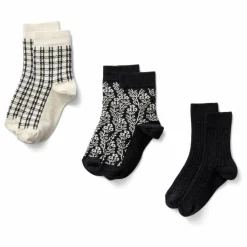Sale Lot de 3 Paires de Chaussettes Fleuries | Enfant Nuit, Sous-Vêtements