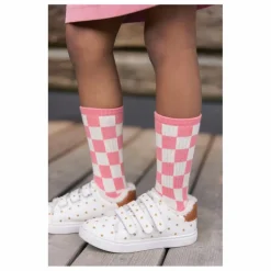 Bonton Lot de 2 Paires de Chaussettes Damier ||Enfant Nuit, Sous-Vêtements