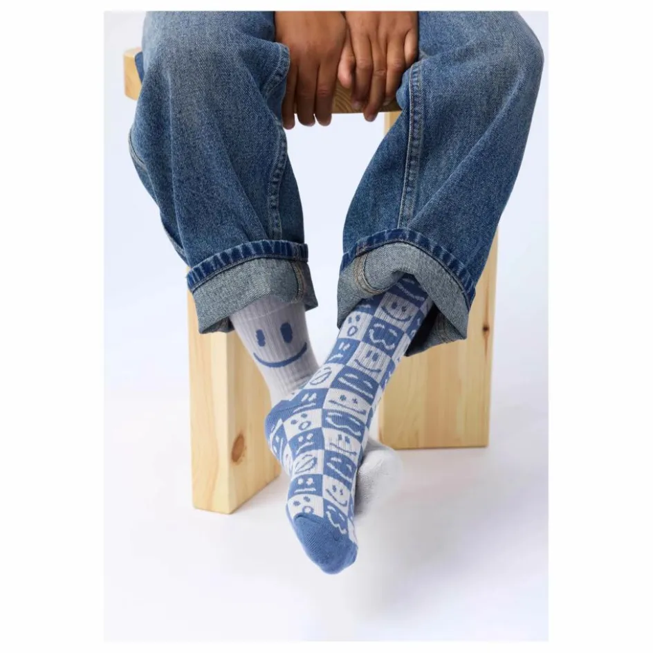 Homme Molo Nuit, Sous-Vêtements|Nuit, Sous-Vêtements*Lot de 2 Paires de Chaussettes Norman Smiles |