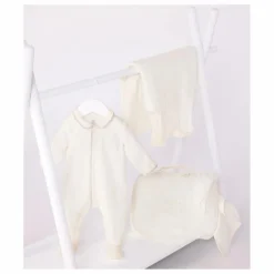 Hot Petit Bateau Lot Valisette Dors Bien Gigoteuse et Lange | Ecru