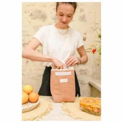 Enfant Adorna Vaisselle Enfant|Art De La Table*Lunch bag isotherme en lin |