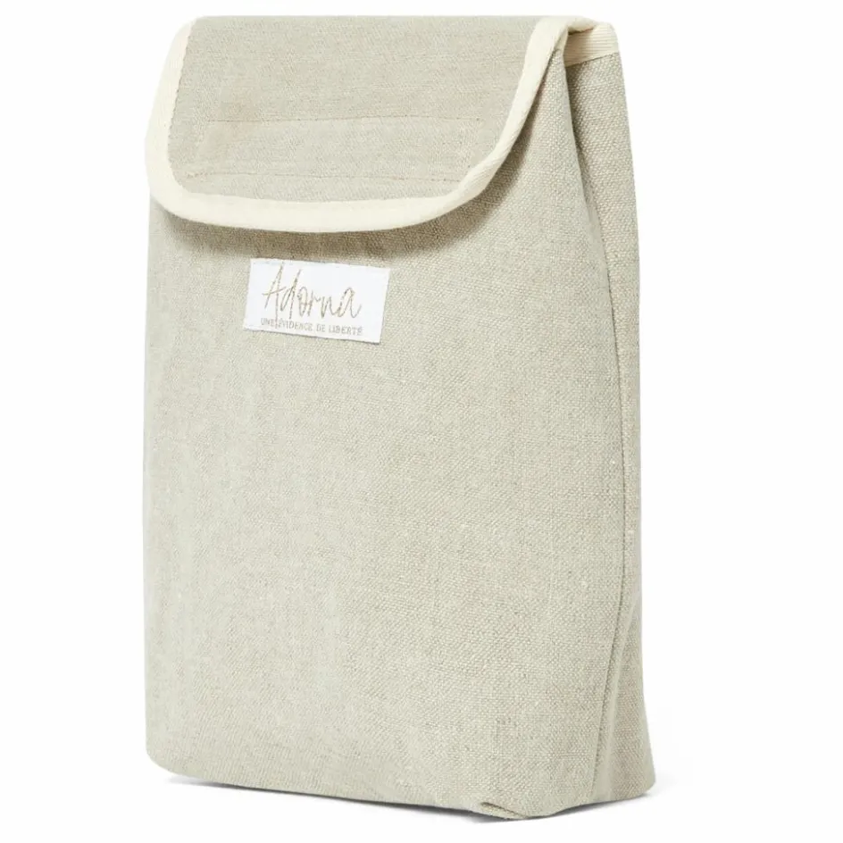 Sale Adorna Lunch bag isotherme en lin Naturel
