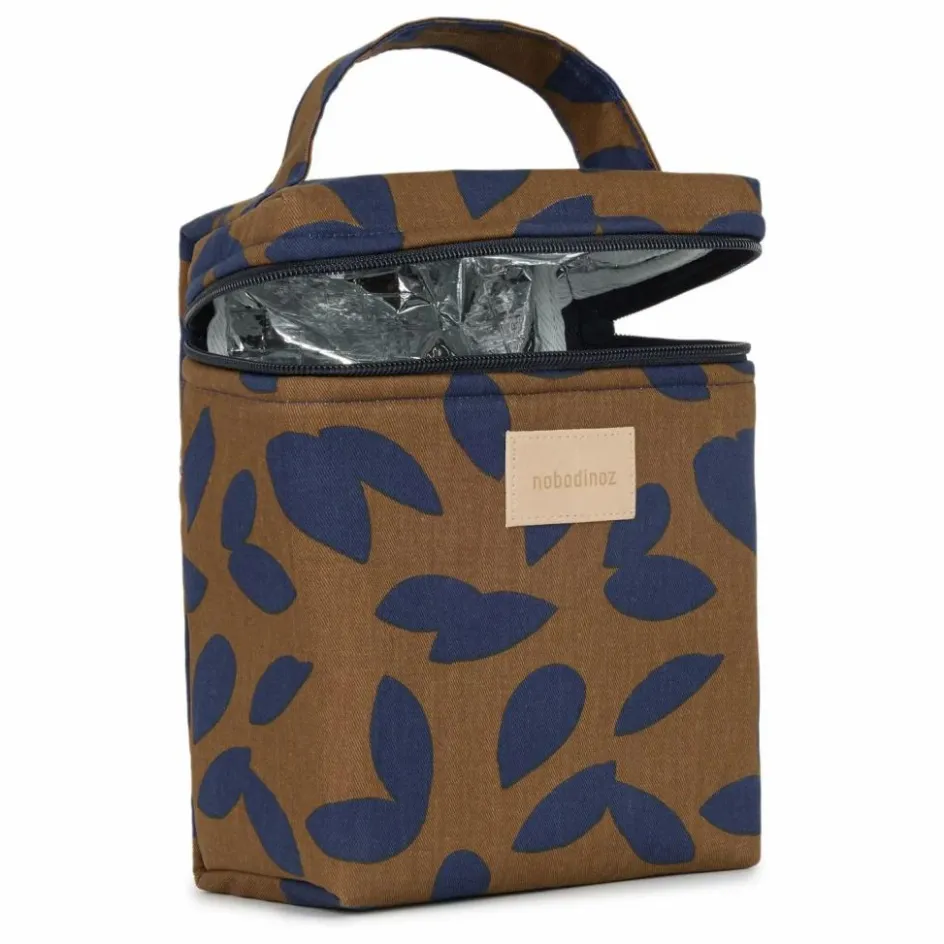 Enfant Nobodinoz Vaisselle Enfant*Lunch bag isotherme Hyde Park Blue Leaves |