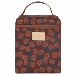 Enfant Nobodinoz Vaisselle Enfant*Lunch bag isotherme Hyde Park Maroon Poppies |