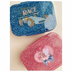 Best Konges Sløjd Lunch box glitter Race | Bleu foncé