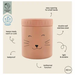 New Lunch box isotherme 350 ml Mrs Cat | Enfant Vaisselle Enfant