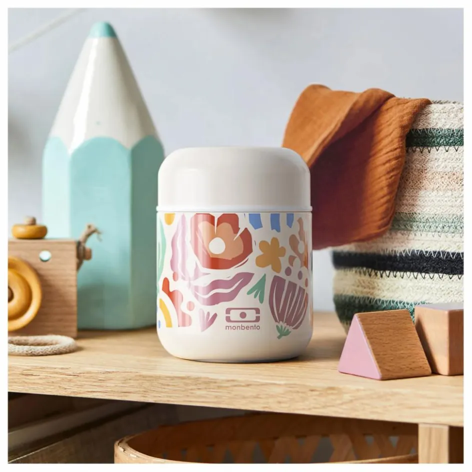 Enfant Monbento Vaisselle Enfant*Lunch box isotherme Capsule Papercut