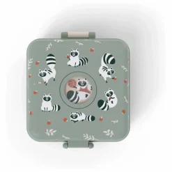 Outlet Monbento Lunch box Snacky Raton Laveur | Vert