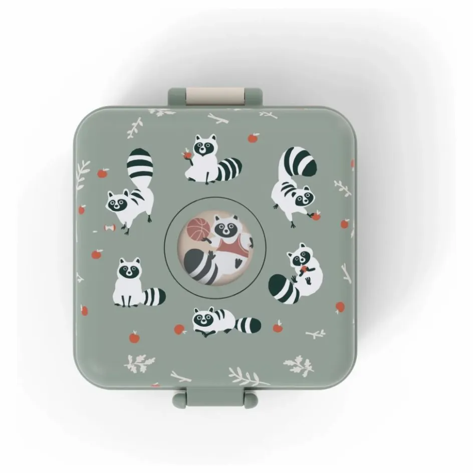 Outlet Monbento Lunch box Snacky Raton Laveur | Vert