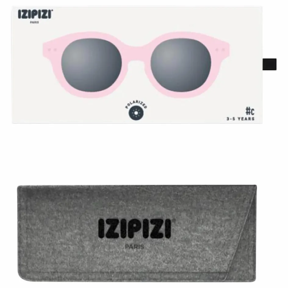 Outlet IZIPIZI Lunettes de Soleil #C Kids Plus | Rose pâle