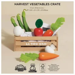 Le Toy Van Cuisines, Marchandes*Ma Récolte de Légumes