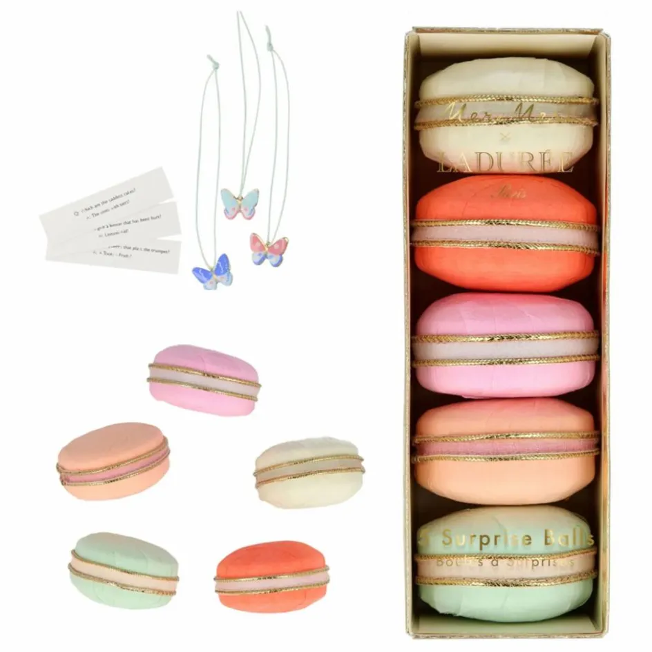 Meri Meri Macarons surprises - x Ladurée - Set de 5|Enfant Décoration De Fête