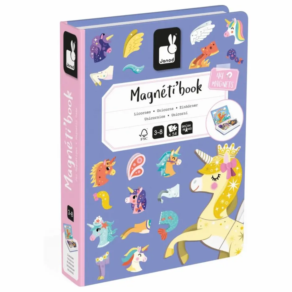 Janod Magneti'Book Licornes| Jeux Éducatifs