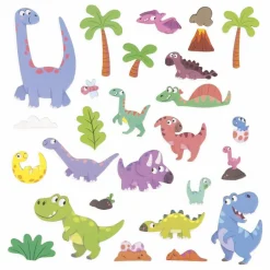 Hot Janod Magneti'stories - Les dinosaures Multicolore