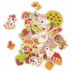 New Magnets - La ferme - 24 pièces Jeux Éducatifs