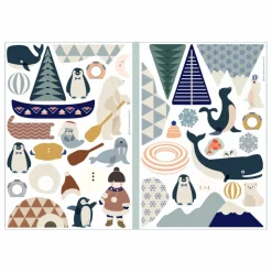 New Ma Cabane à rêves Magnets Animaux Banquise Multicolore