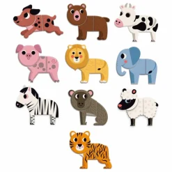 Clearance Vilac Magnets Animaux rigolos Multicolore