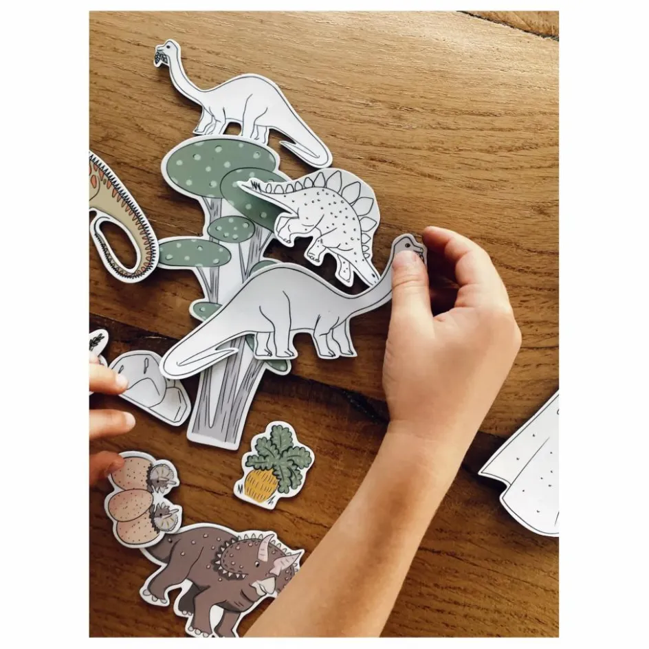 Discount Magnets Dinosaures - Set de 43 Jeux Éducatifs