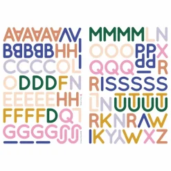 Hot Ma Cabane à rêves Magnets Petites Lettres Capitales Multicolore