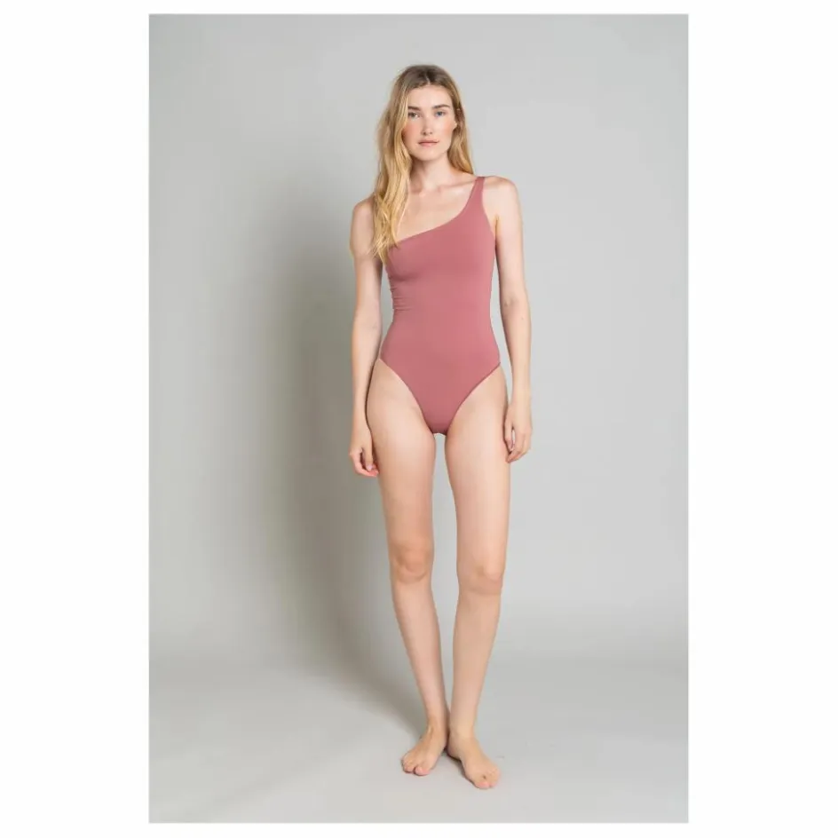 Outlet Smallable Woman Maillot 1 Pièce Asymétrique Janet | Prune