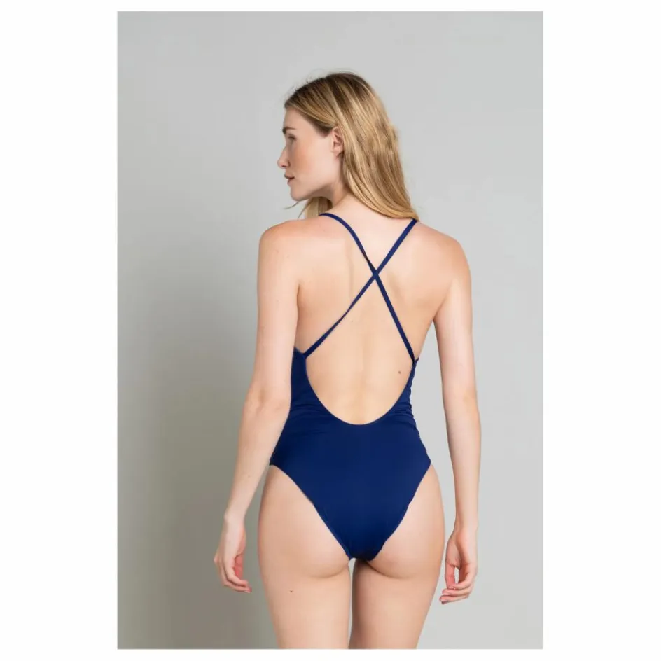 Online Smallable Woman Maillot 1 Pièce Dos Croisé Amy | Bleu indigo