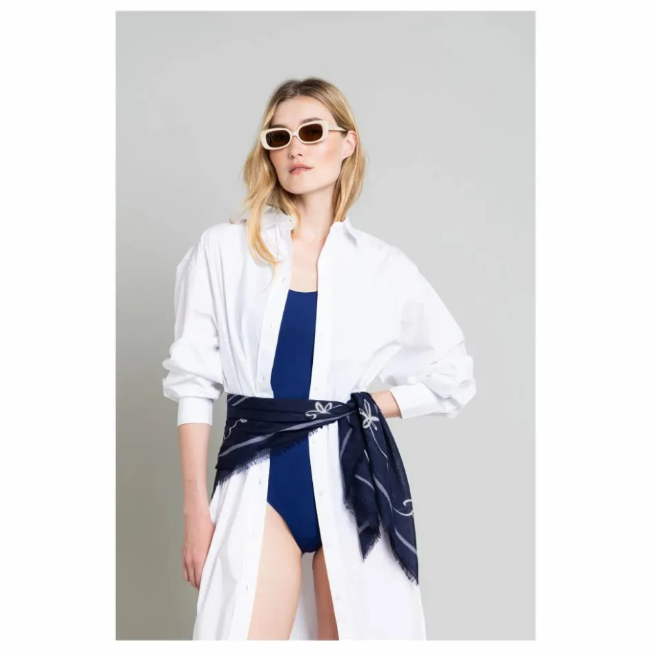 Online Smallable Woman Maillot 1 Pièce Dos Croisé Amy | Bleu indigo