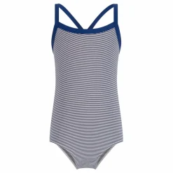 Online Petit Bateau Maillot 1 Pièce Madoc Rayé | Ecru