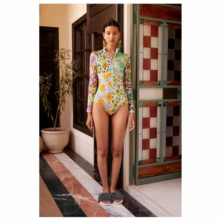 Hot Maillot 1 Pièce Orange Blossom Fibres Recyclées | Femme Maillots De Bain