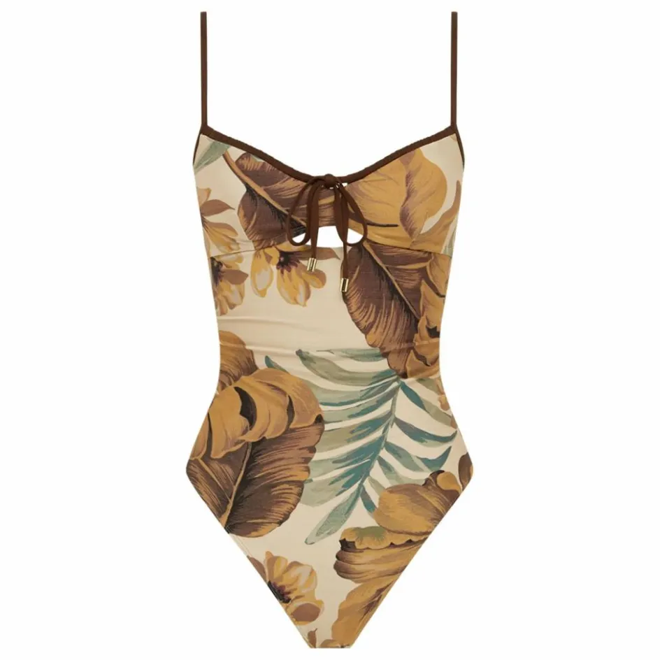 Online Peony Maillot 1 Pièce Solstice Fibres Recyclées | Ecru