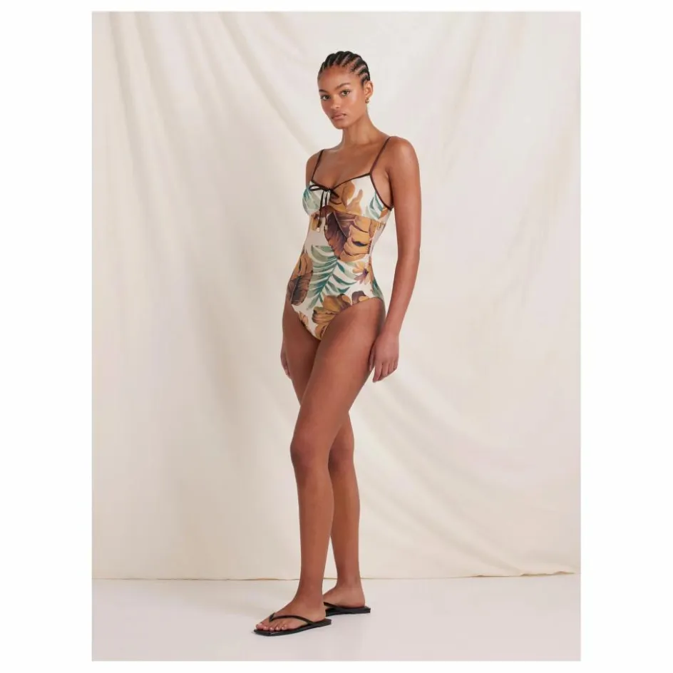 Online Peony Maillot 1 Pièce Solstice Fibres Recyclées | Ecru