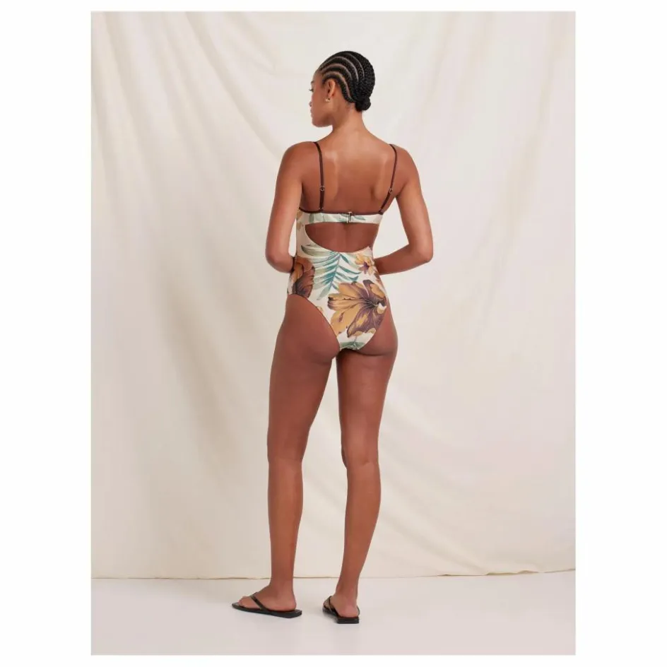 Online Peony Maillot 1 Pièce Solstice Fibres Recyclées | Ecru