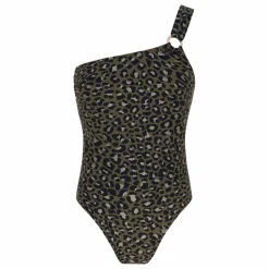 Lison Paris Maillot 1 Pièce Tanzania Léopard | Vert kaki