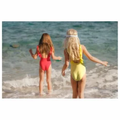 Best Lison Paris Maillot de Bain 1 Pièce Bora Bora Fibres Recyclées | Jaune citron