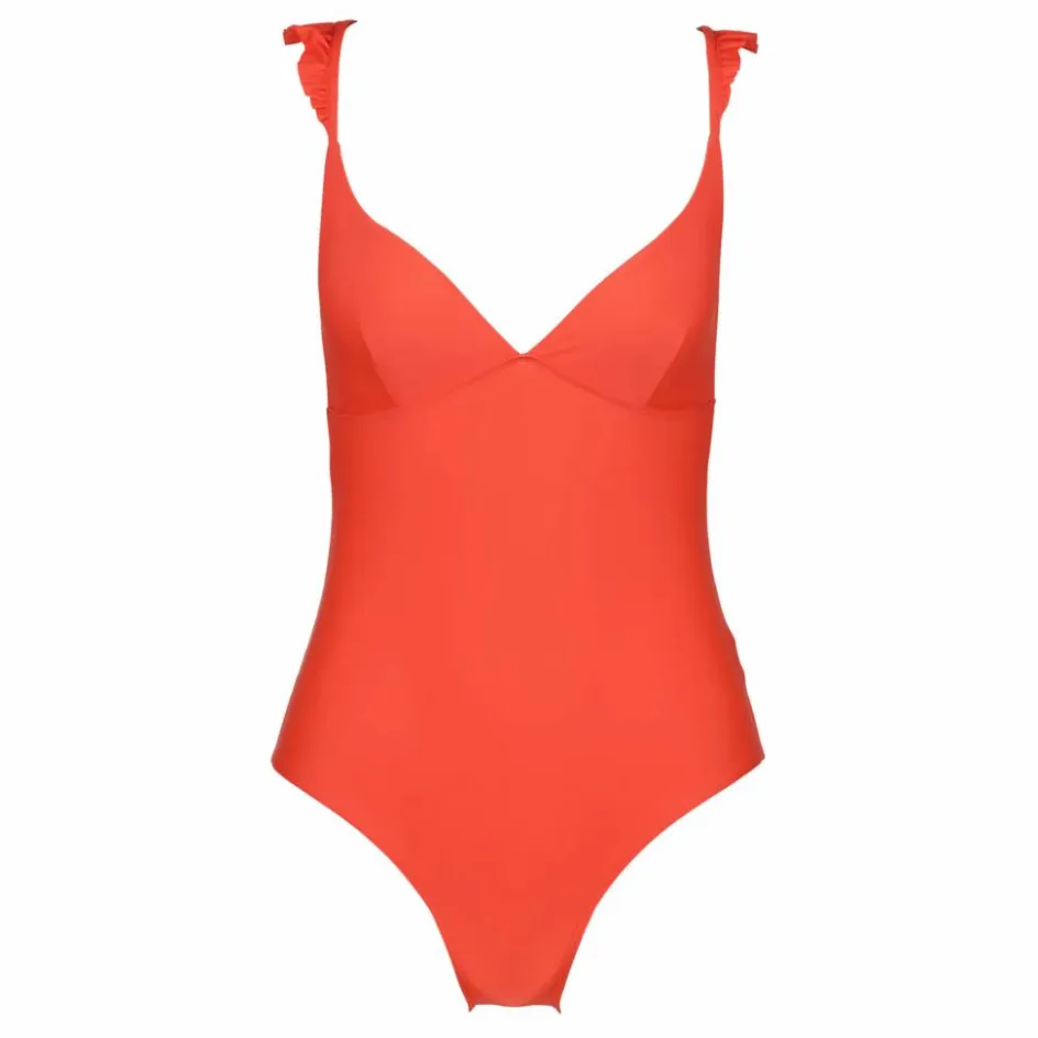 Hot Canopea Maillot de Bain 1 Pièce Polyamide Recyclé Allegra - Collection Femme | Orange