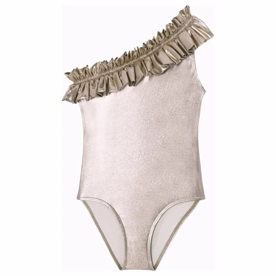 Enfant Lison Paris Maillots De Bain|Maillots De Bain*Maillot de Bain 1 Pièce Vénus Asymétrique Métallisé |