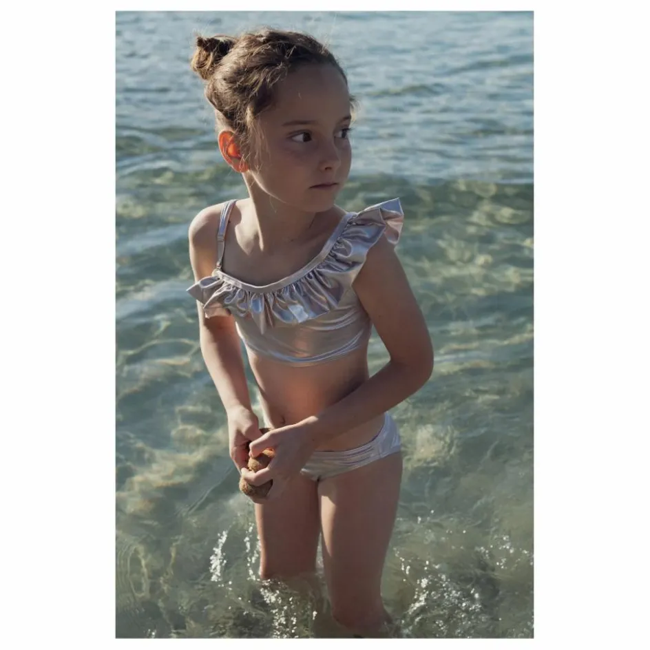 Best Maillot de Bain 2 Pièces Vénus Asymétrique Métallisé | Enfant Maillots De Bain|Maillots De Bain