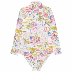 Discount Lison Paris Maillot de Bain Anti-UV Gigi Fibres Recyclées | Rose