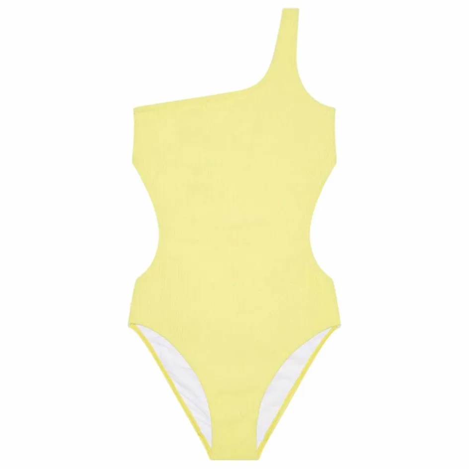 Best Finger in the nose Maillot de Bain Asymétrique Sia | Jaune citron