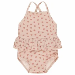 Best Quincy Mae Maillot de Bain Cœurs Volants | Rose