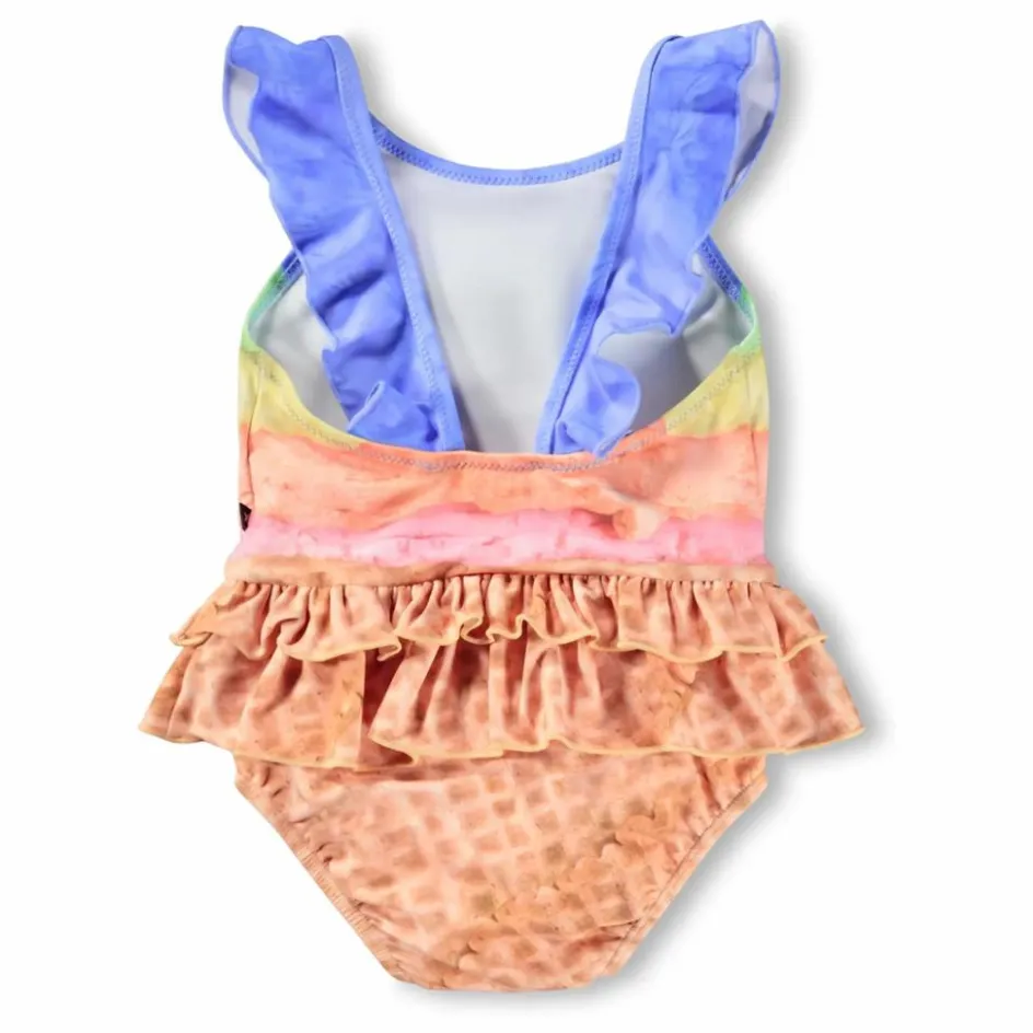 Outlet Molo Maillot de Bain Nalani Cornet de Glace Fibres Recyclées | Camel