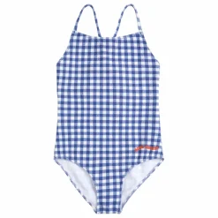 Clearance Bobo Choses Maillot de Bain Vichy Fibres Recyclées | Bleu marine