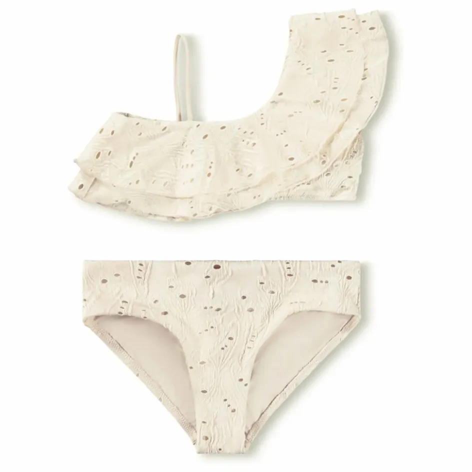 New Maillot de Bain Volants Asymétrique Niky Fibres Recyclées | Enfant Maillots De Bain|Maillots De Bain