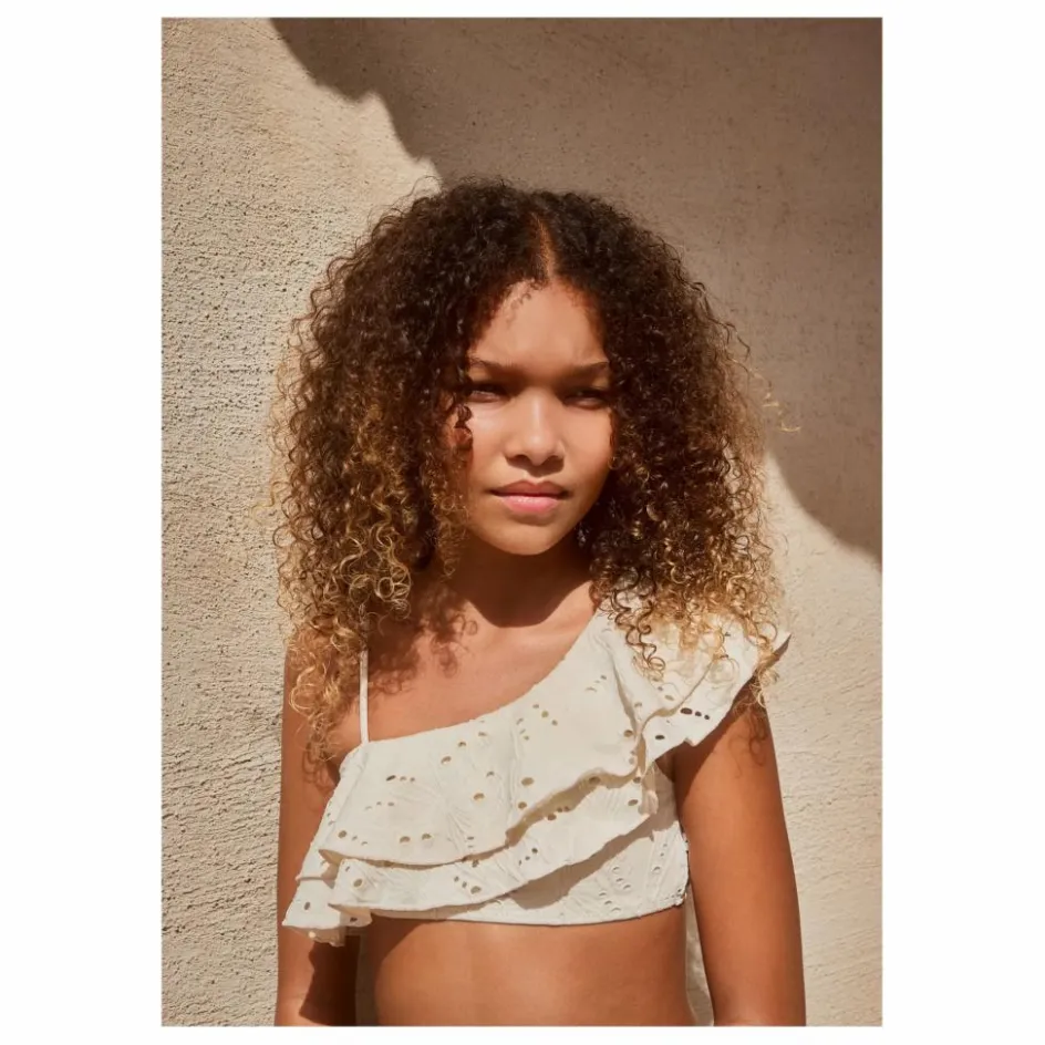 New Maillot de Bain Volants Asymétrique Niky Fibres Recyclées | Enfant Maillots De Bain|Maillots De Bain