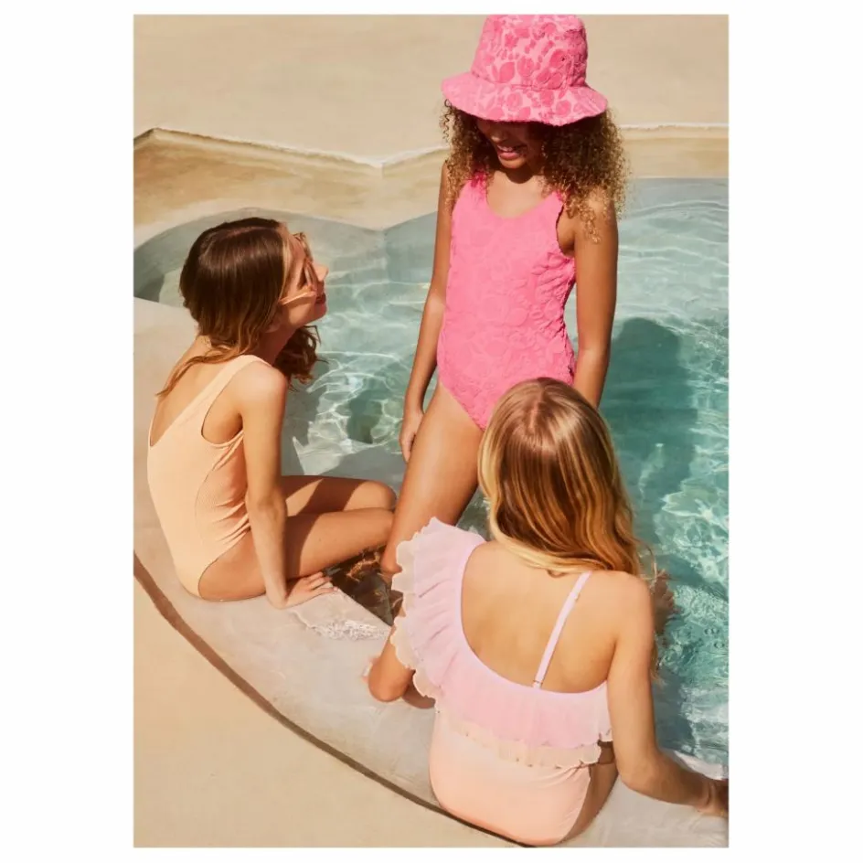Molo Maillot de Bain Volants Asymétrique Nilla Fibres Recyclées ||Enfant Maillots De Bain|Maillots De Bain