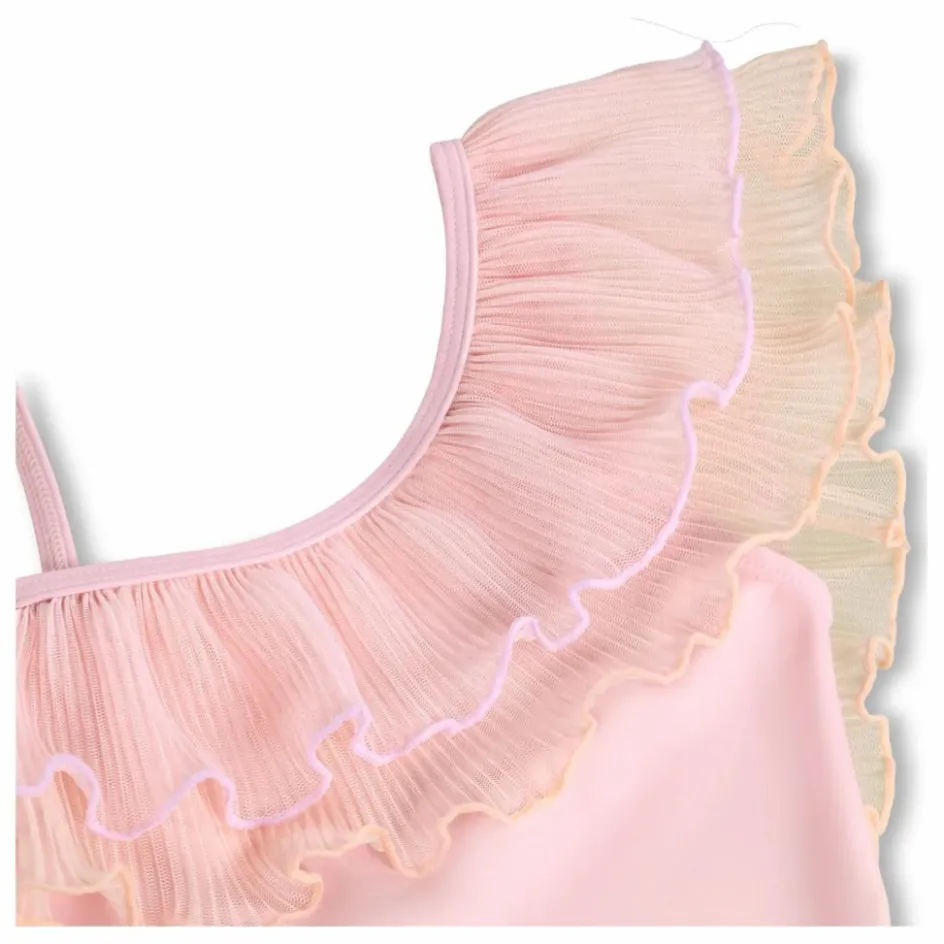 Molo Maillot de Bain Volants Asymétrique Nilla Fibres Recyclées ||Enfant Maillots De Bain|Maillots De Bain